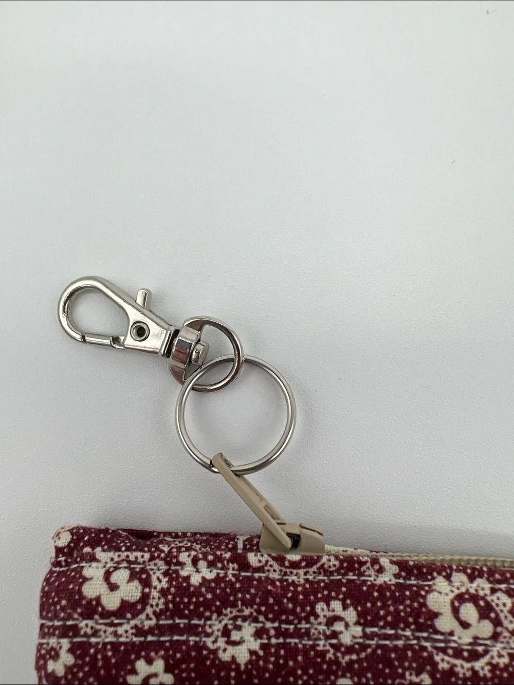 Handmade Scrappy Zippered Pouch with Inner Pocket for Makeup, Pencils and More!